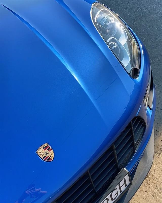 Porsche Macan po lakierowaniu maski